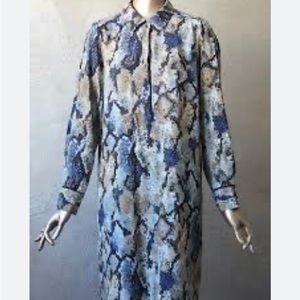 EUC Snakeskin looking dress. Silky soft material size XXL